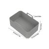 2PCS Air Fryer Silicone Tray Dish Dual 2 Basket Baking Pan Oven Pot Plate Liner Dual Air Fryer Accessories For Ninja Foodi
