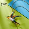 Brooch Accessory Pin Colorful Enamel Swallow Design Sweaters Bag Necklace