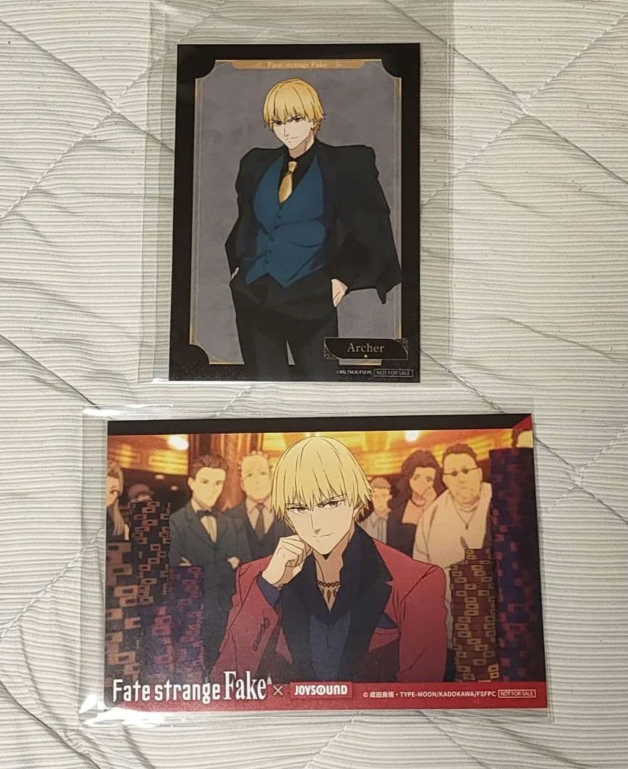 [Б/У] Fate/strange fake Гильгамеш бонусный предмет Marui Joysound