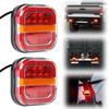 Square Wireless Trailer Lights Waterproof LED Trailers Rear Lights  Car Accessories