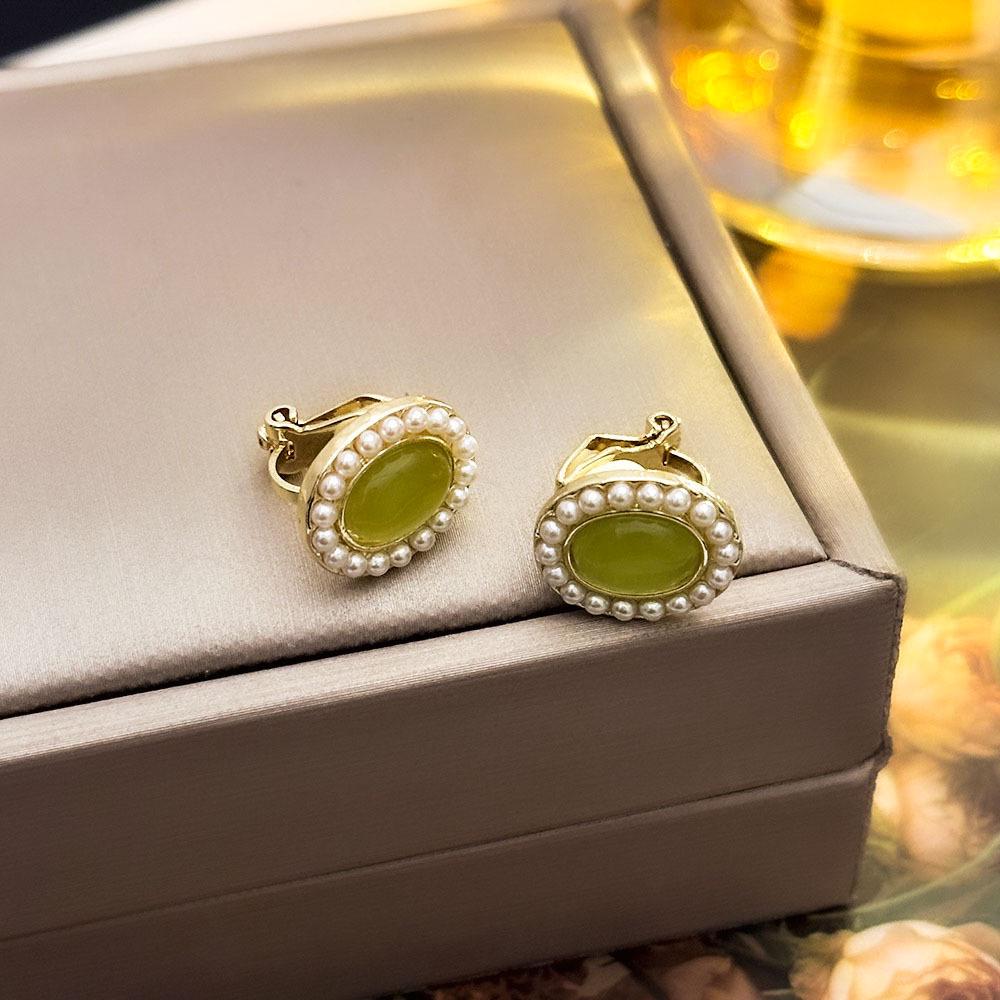 High-End Französische Dreieck Ohrclips ohne Piercing - Damen Einfache, Elegante, Luxuriöse Ohrringe