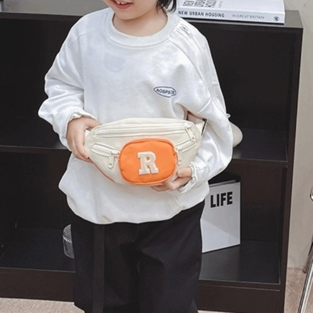Letter Kids' Shoulder Bag Sports Kids' Chest Bag Portable Children's Waist Bag  Daily