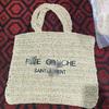 New high-end straw woven bag women's versatile handwoven bag large-capacity tote bag portable shoulder bag straw bag