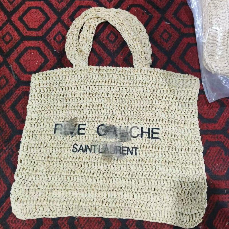 New high-end straw woven bag women's versatile handwoven bag large-capacity tote bag portable shoulder bag straw bag