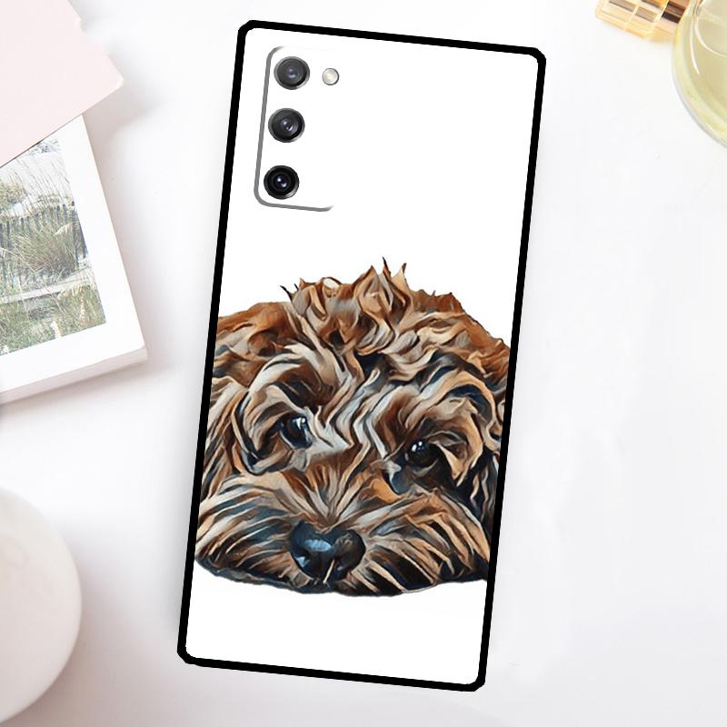 

Brown Cockapoo Phone Case For Samsung Galaxy S26 S25 S24 S23 Ultra S20 FE S10 S21 S22 Plus S25 FE Cover Galaxy S26