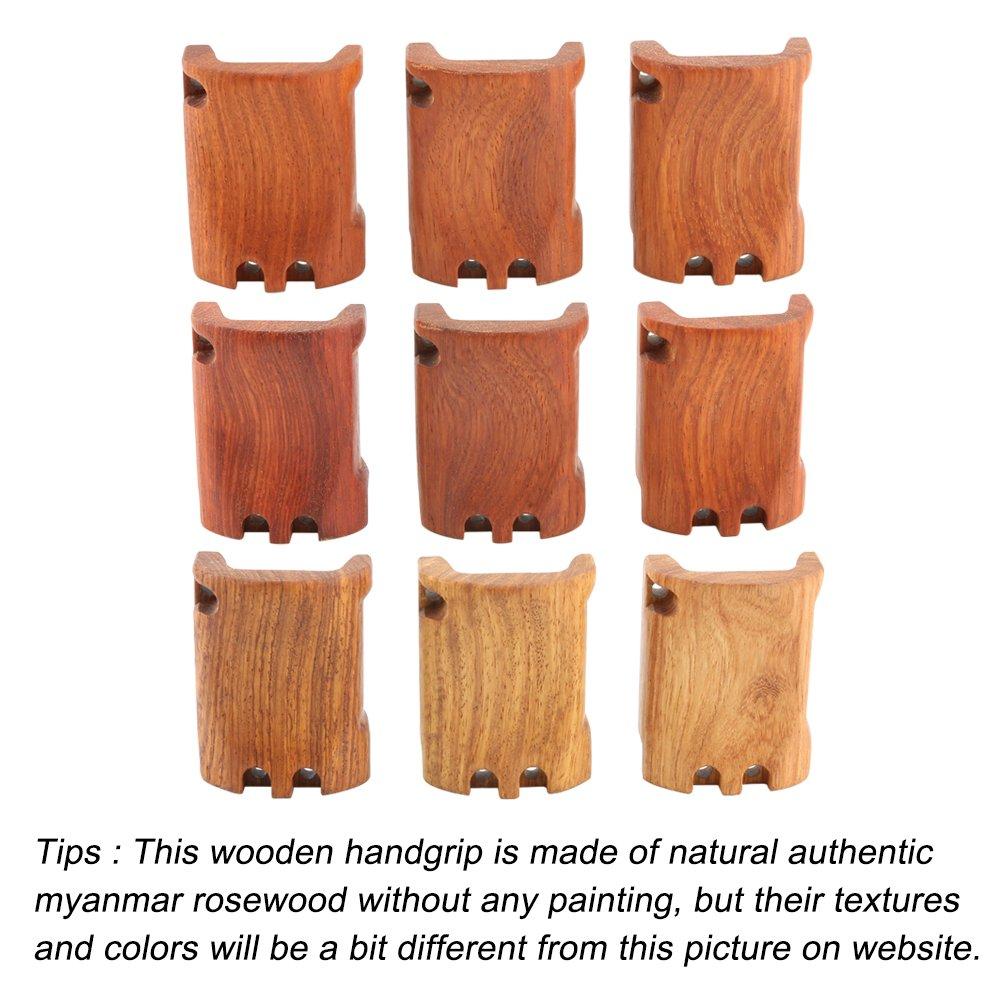 NICEYRIG Camera Cage with Wooden Handle for Sony A6000/A6300, Alpha 6000, ILCE-6000, and Alpha 6000 DSLRs, Lightweight, Easy to Mount, Durable - 109