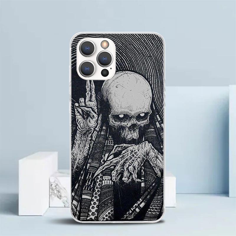 Satanic Goat Satan Devil Phone Case For IPhone 16 17 Air 16E 15 14 Plus 13 Mini 12 11 Pro Max 7 8 + SE 2020 Soft TPU Back Cover