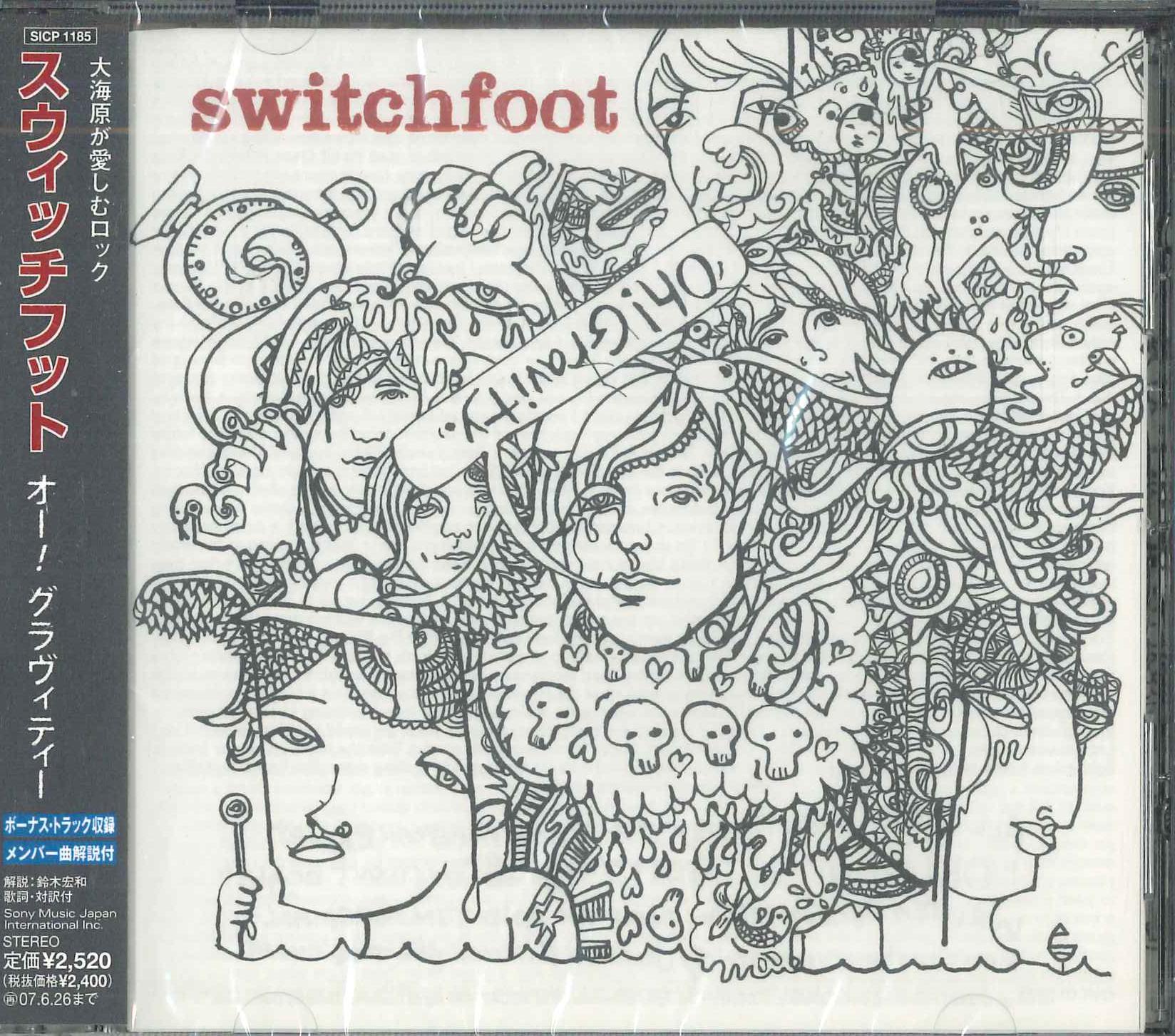 

CD SWITCHFOOT - Oh!gravity SICP1185PROMO SONY Japan Obi Metal Used