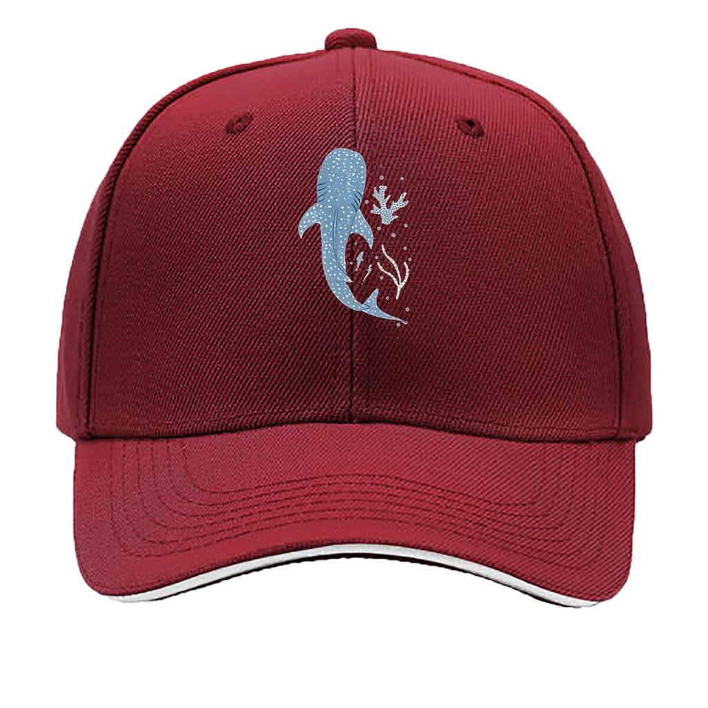 Whale Shark Vinyl Wall Decal Sandwich Baseball Cap