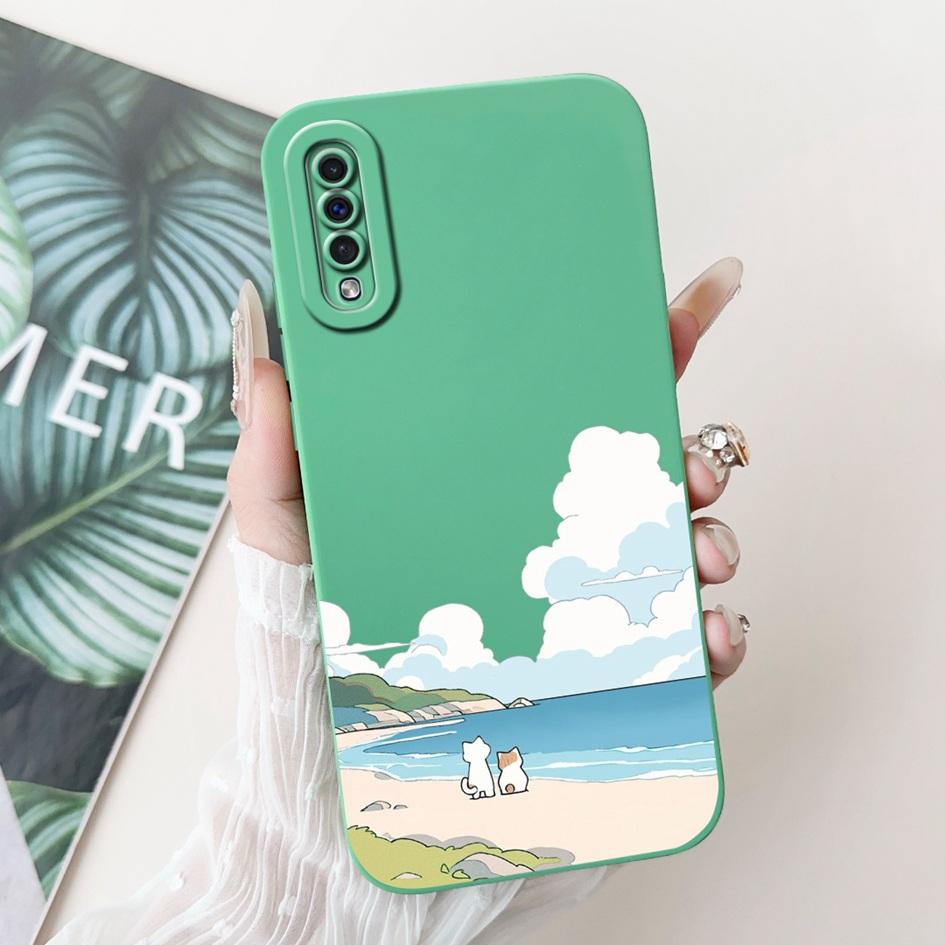 For Samsung Galaxy A50 A50S Case SM-A505F SM-A507F Full Cover Bumper Cute Panda Soft Silicone Phone Case For Samsung A30S Bumper