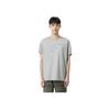 Asics Logo Crew Neck Pullover Comfortable Sweat-Absorbent Casual Sports Short Sleeve T-Shirt Men Tops Gray 2011D076-020