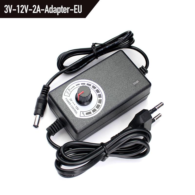 

AC DC Adjustable Adapter 1V-24V 3V-36V 3V-24V 24V-36V 5V-12V 3V-12V Various Voltage DC Source 12V For 2835 5050 5730 LED Strip EU