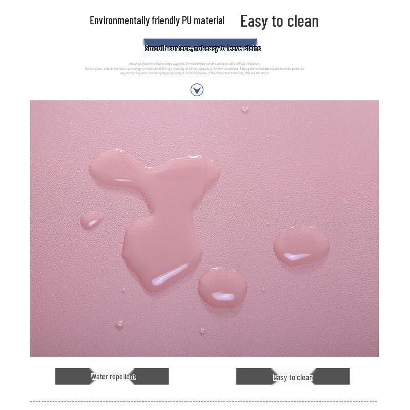 Double-Sided PU Leather Desk Mat