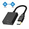 USB 3.0 To HDMI Adapter 1080P USB To HDMI-Compatible Video Converter External USB Adapter Video Adapter Cable for Desktop Laptop