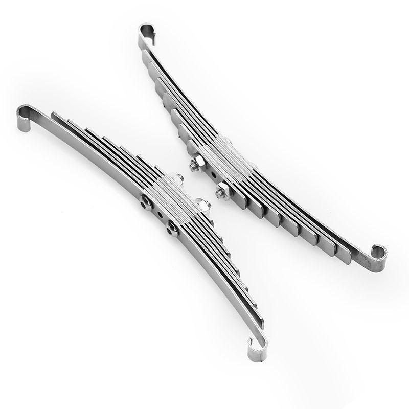 2pcs Metal Suspension Spring Plate Front Rear Leaf Spring Hanger for 1/14 Tamiya RC Dump Truck SCANIA 770S VOLVO BENZ LESU Car