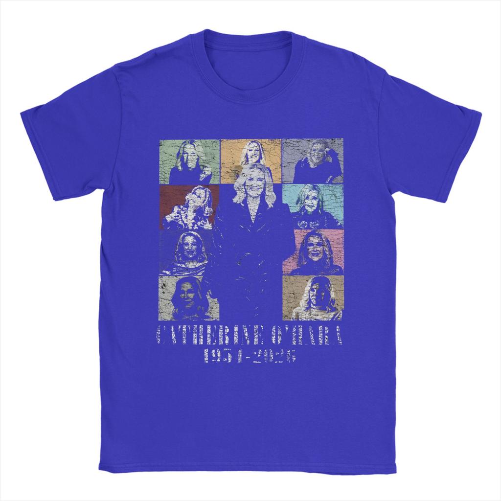 Vintage Catherine Ohara Cotton T Shirt For Men Summer Aesthetic TShirts O Neck Harajuku Tee Shirt Oversize Wholesale Clothes