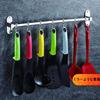 Tengfey Kitchen Tool Hooks, Wall-Mounted, Strong Adhesive/Screw Mounting, Waterproof, 50cm/59.5cm/40.5cm, Includes 7/8/6 Hooks, Stainless Steel, for U