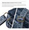 Large Capacity Soft Leather Cross-border Women's Shoulder Tote Bag for Middle-aged Women, with Washed Leather Finish.