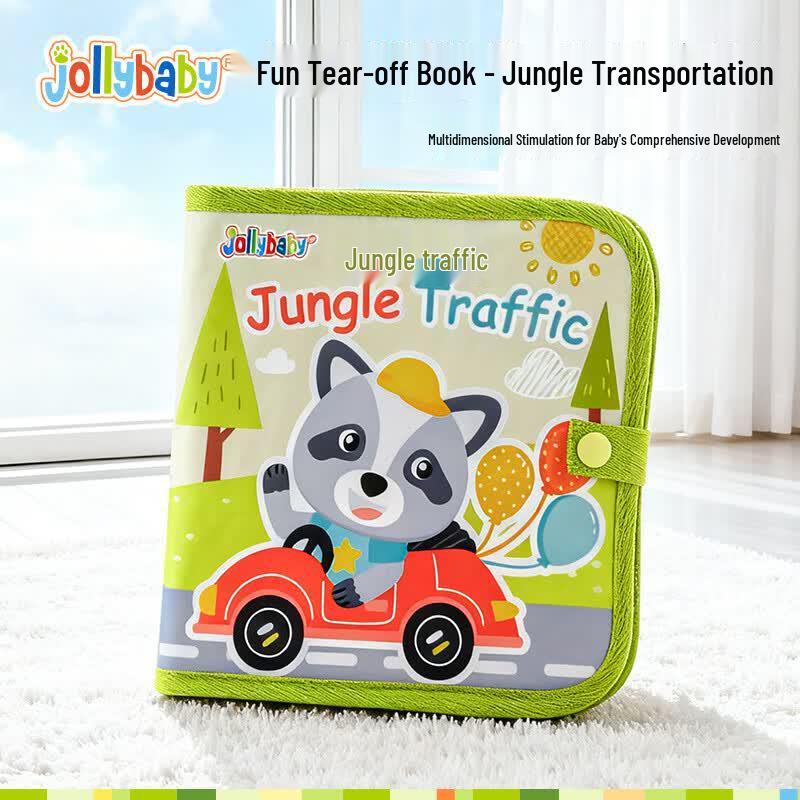 jollybaby Interactive Early Learning Cloth Books