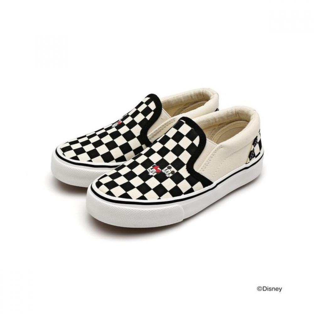 

Prepriss Shoes Mickey Mouse Check Kids Slip On blacks/150