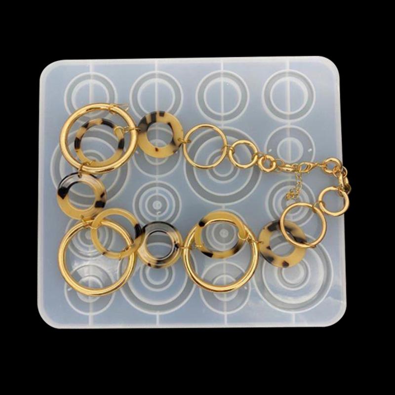 Silicone Resin Bracelets Necklaces Pendant Epoxy Mold DIY Jewelry Making Molds