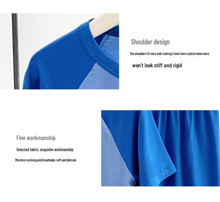 Modal Summer Pajamas: Ice Silk Short-Sleeve Set for Boys and Girls 