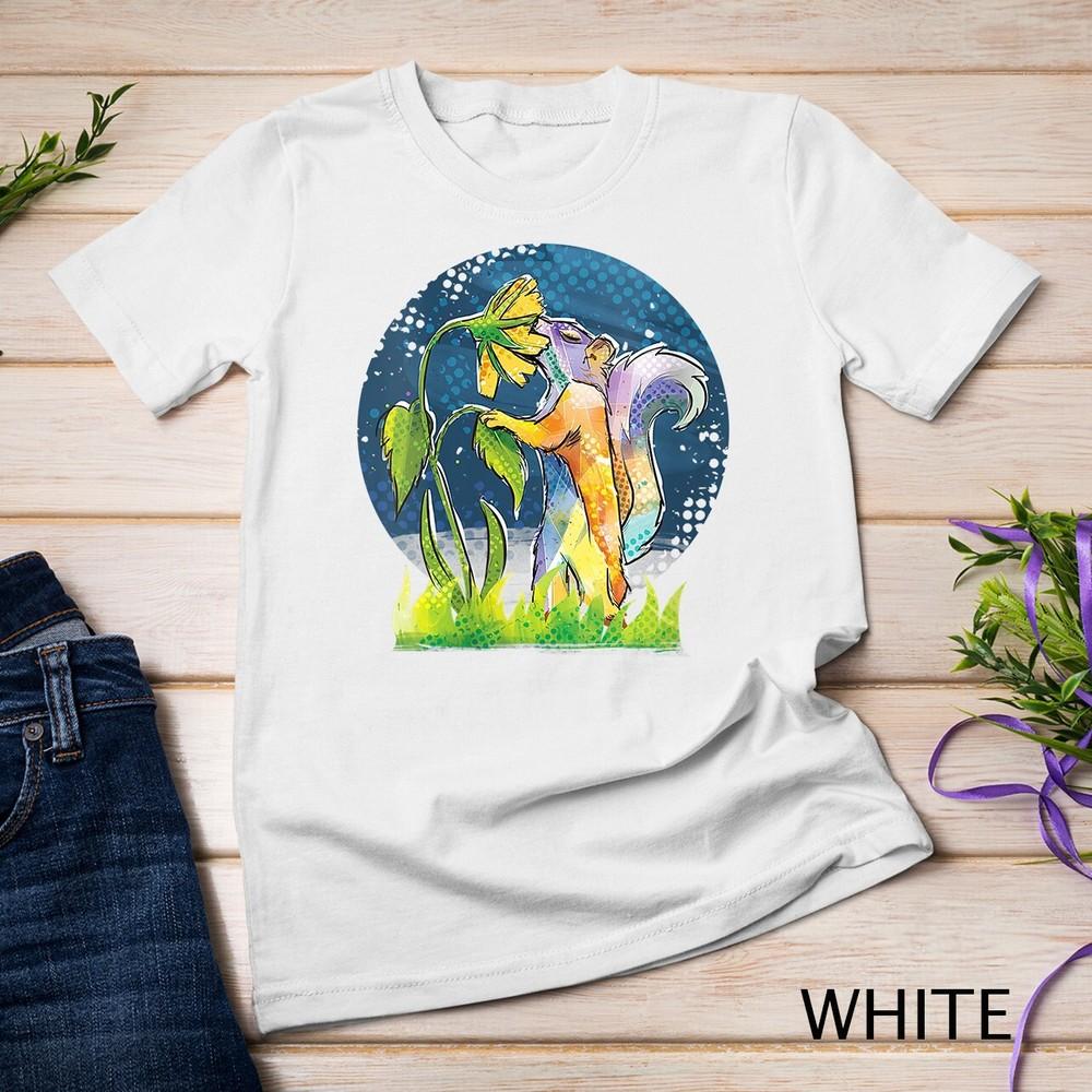 

Women or Girls Squirrel Tie Dye Watercolor Unisex T-shirt 4XL