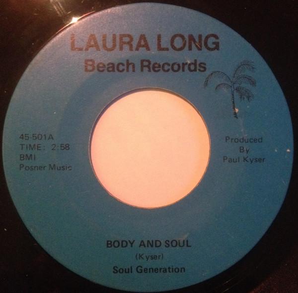 

7inch Record SOUL GENERATION JIMMY BOYD Body And Soul I Saw Mommy Kissing 45501 Laura Long Beac US SoulFunk Used
