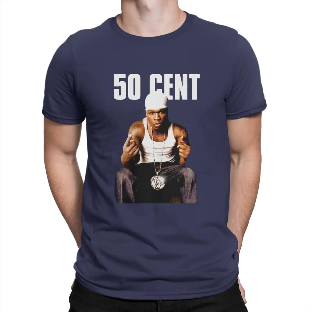 50 Cent Man TShirt Popular American Rap Singer Fashion T Shirt Graphic Streetwear Hipster