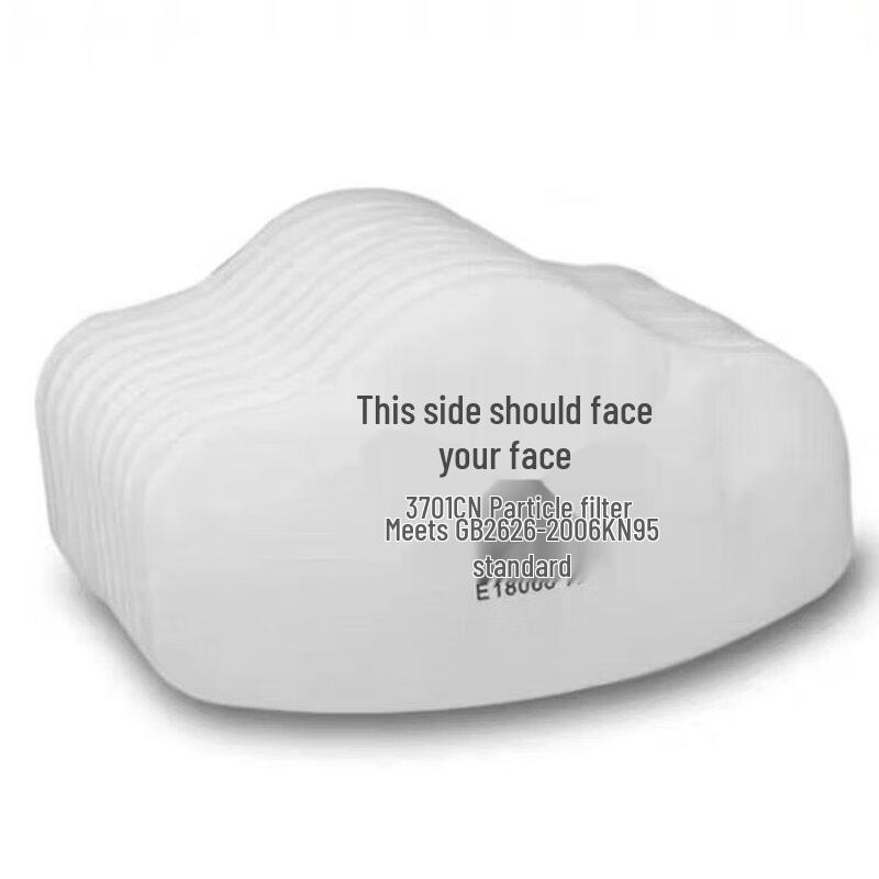 Brangdy Industrial Dust Mask with 3200 Cotton Filters