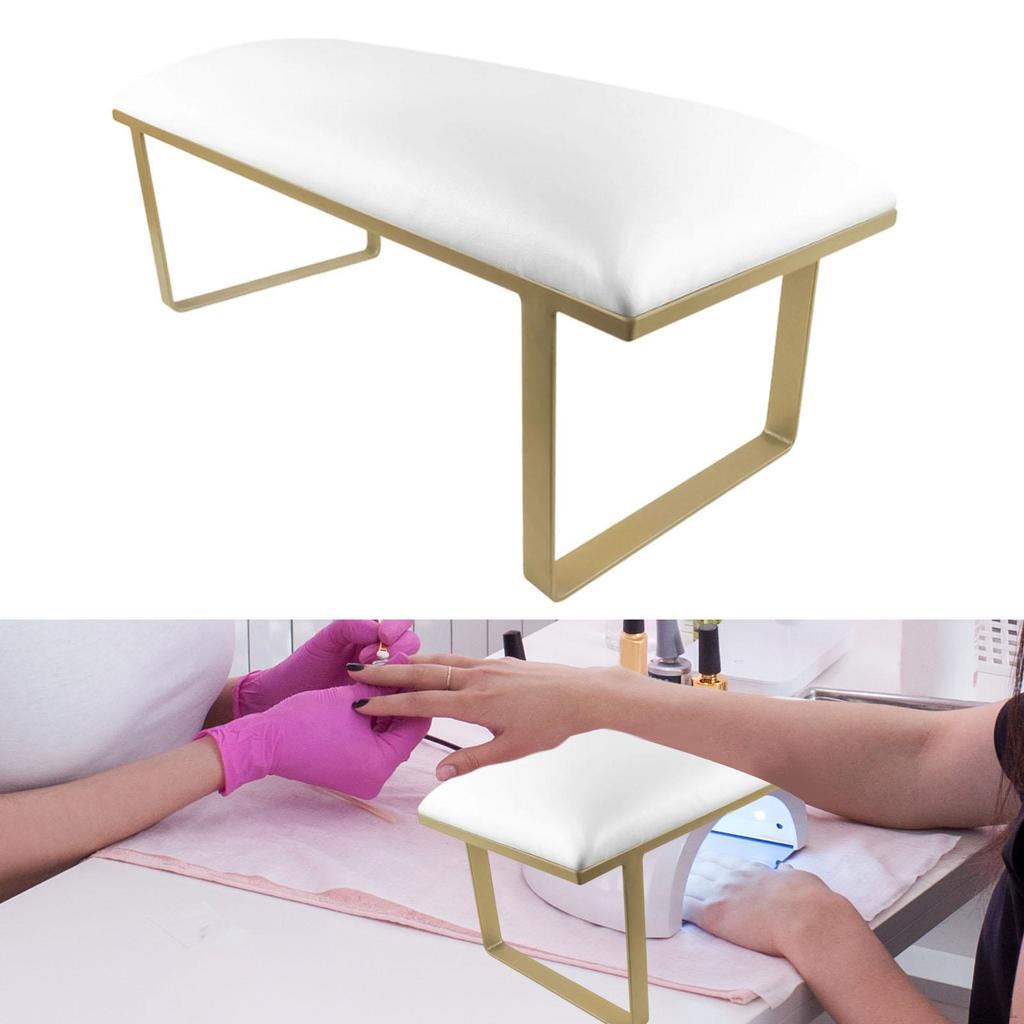Nail Arm Rest Salon Use Professional for Acrylic Nails Hand Pillow White