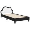 Kids Bed Frame with Headboard Black 80 x 200 cm PU Leather
