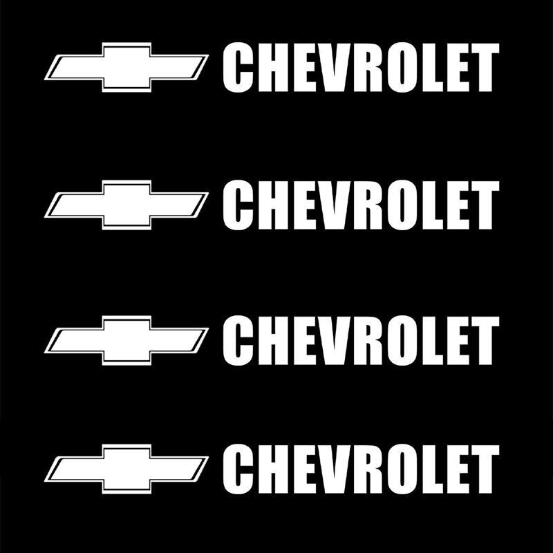 4 Pièces PVC Logo de Voiture Flanc de Carrosserie Bouchon de Réservoir Autocollant Emblème de Coffre Accessoires Pour Chevrolet Cruze Spark Captiva Malibu Trax Aveo SS