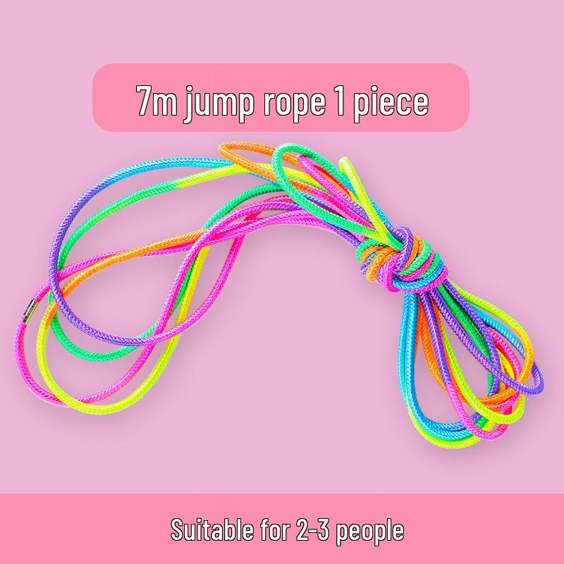 Collective Skipping Rope for Girls: Nostalgic Elastic Band for Kids' Sports Activities