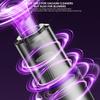 Upgrades 2 in 1 Blower And Vacuum Cleaner with 75000RPM Motor 12000PA Suction HEPA Filter System LED Light for Car Home