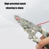 Folding Wire Stripper Crimper Tool with Cutting Function Portable Design Cable Stripper Crimper With Folding Handle