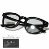 Black X Light Gray Fashion Glasses Clear Colored UV Popular [Berkuto] (Non-prescription) Stylish, Round, Lenses, Lenses, Small, Large, Lightweight,