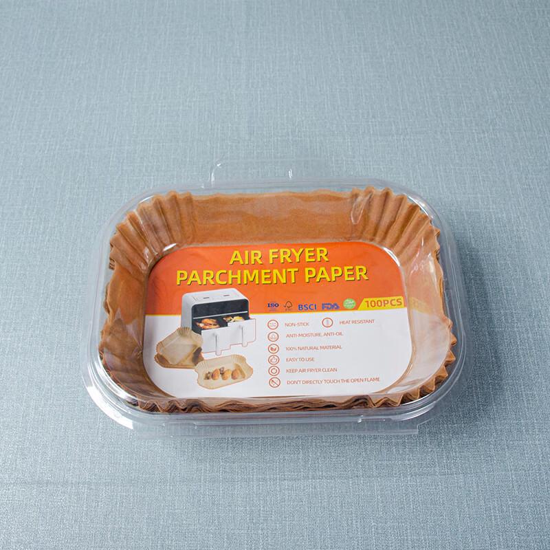 Zhishi Heißluftfritteuse Rechteckige Papierauskleidungen