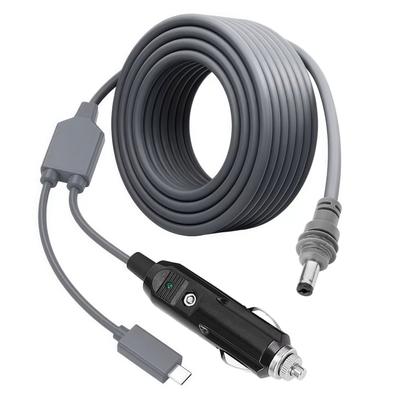 7.5FT Adapterkabel 18AWG USB C und Zigarettenanzünder auf 5.5x2.1mm DC-Anschluss Stromkabel für Mini-Schüssel
