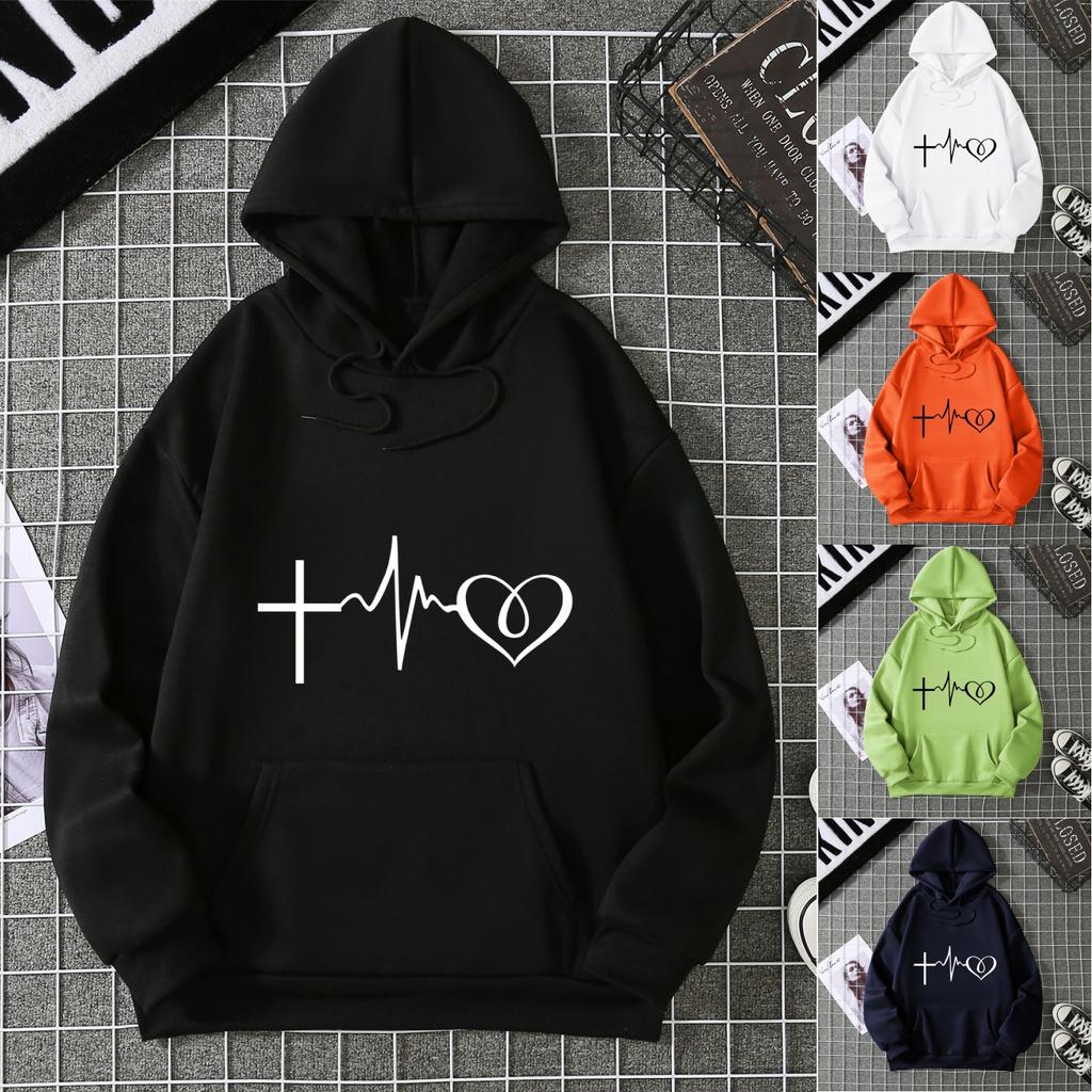 European and American hot casual versatile letters loose hooded trendy women's clothing