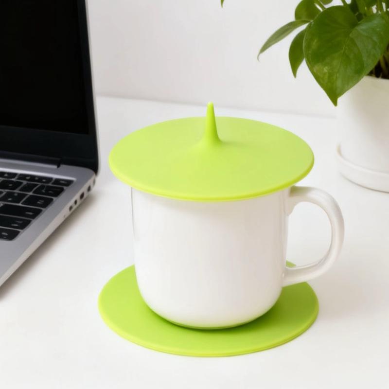 Colorful Silicone Water Drop Cup Lids - Dustproof, Multi-functional, and Available in Various Colors