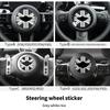 Adesivo per Volante Auto Per Mini Cooper F56 F55 F60 R56 R60 F65 U25 Countryman Adesivi in Pelle PU Accessori Interni Auto