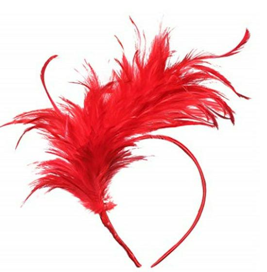 Halloween Colorful Feather Headdress Headband