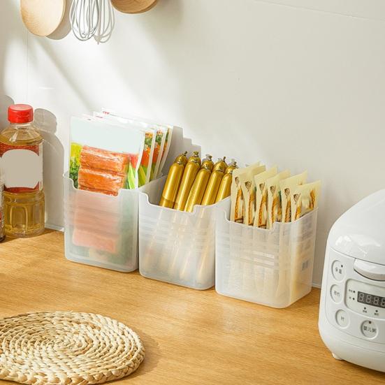 3/6Pcs Refrigerator Storage Boxes Vegetable Fruit Organizer BPA Free Large Capacity Transparent Fridge Doors Shelves