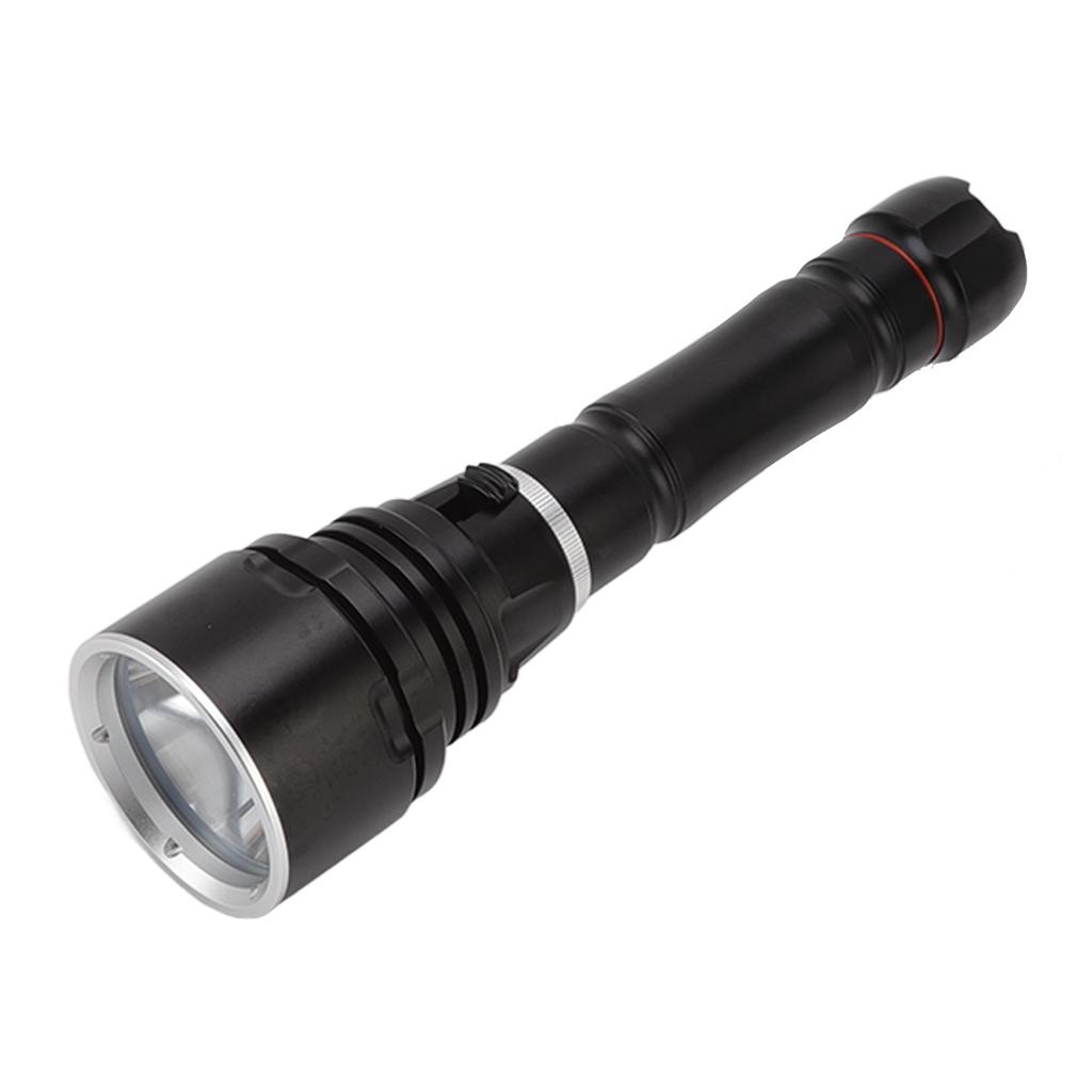 LED Diving Flashlight 4800lm IPX8 Waterproof 80?100m Underwater Stepless Dimming Dive Torch for