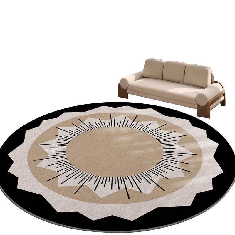 Koberec ve stylu Wabi-Sabi odolný proti nečistotám z imitace kašmíru pro snadno udržovatelný obývací pokoj a ložnici.