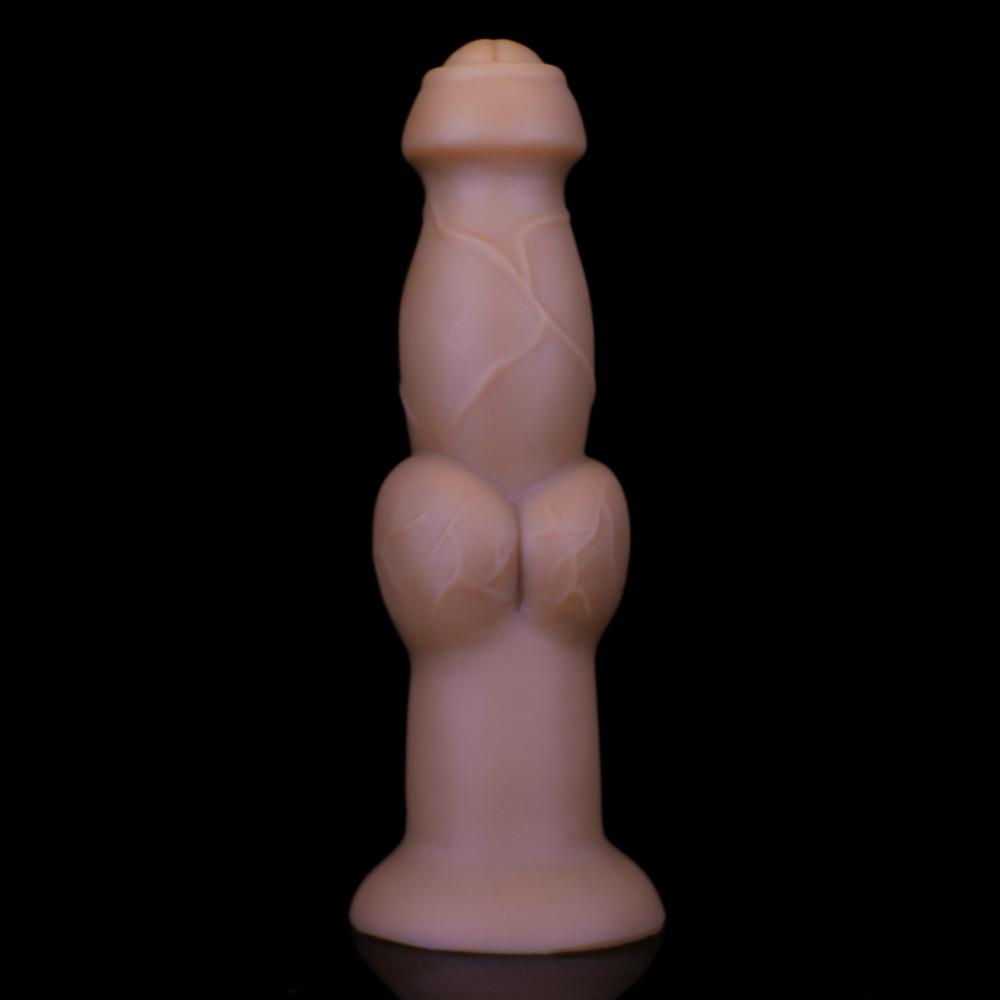 Realistic Dog Dildo - Extra Large Silicone Animal Penis Sex Toy for Adults - Lifelike Texture - Safe & Body-Friendly