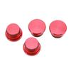 4 Pcs Cigarette Lighter Plug Socket   Aluminium Alloy Power Outlet Dust Cover for Vehicles with 12V Accessory Plug