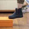 Fashion Snow Boots Thick Bottom Side Chain Warm Comfortable Snow Boots for Women Women's Fashion Botas Mujer 2024