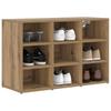 Shoe Cabinet Artisan Oak 77.5 x 30 x 51 cm Particle Board